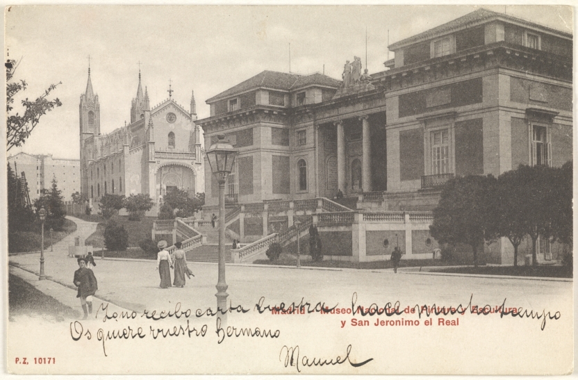 Imagen de la obra: "Museo del Prado, vista de la fachada norte o de Goya"