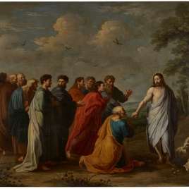 Jesucristo entregando las llaves a San Pedro