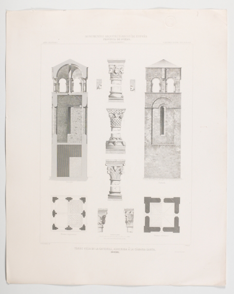 Imagen de la obra: "Torre vieja de la Catedral de Oviedo"