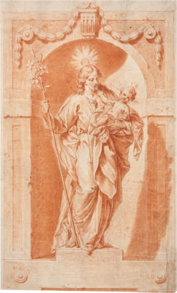 Imagen de la obra: "Imagen de San José en su altar"