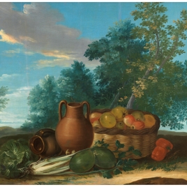 Still Life of Fruit and Vegetables