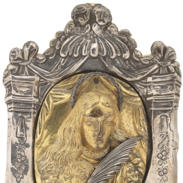 Carlos II, portapaz de plata