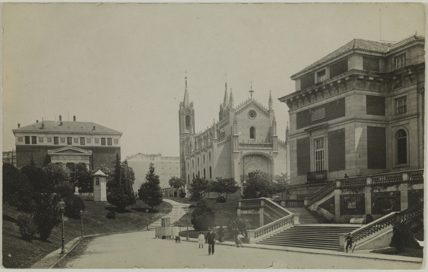 Imagen de la obra: "Museo del Prado, vista de la fachada norte o de Goya"