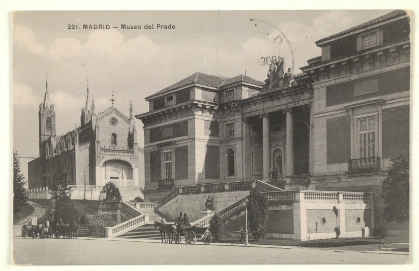 Imagen de la obra: "Museo del Prado, vista de la fachada norte o de Goya"