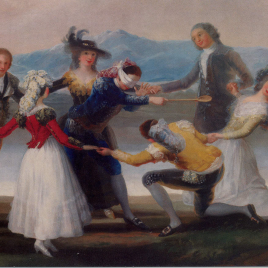 Invitación para la inauguración de la exposición "Goya y la Corte ilustrada" en el Museo de Bellas Artes de Bilbao