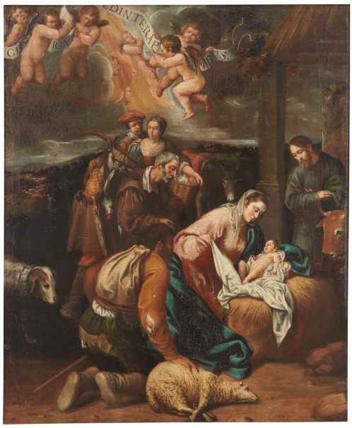 Image of the artwork: "The Adoration of the Shepherds"
