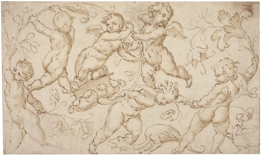 Imagen de la obra: "Guirnalda con putti"