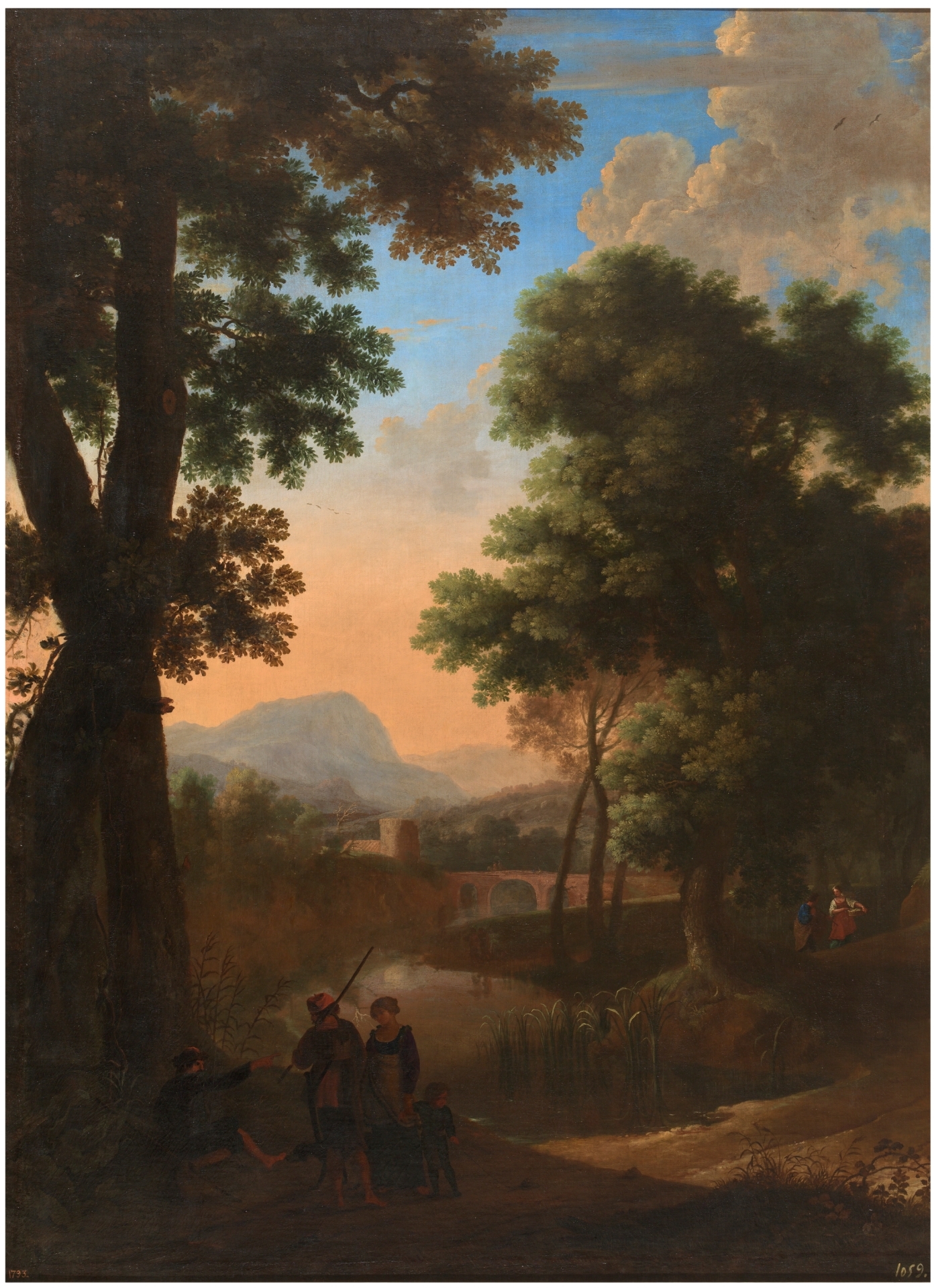 Landscape with Wayfarers, Boy and Dog - The Collection - Museo Nacional del  Prado