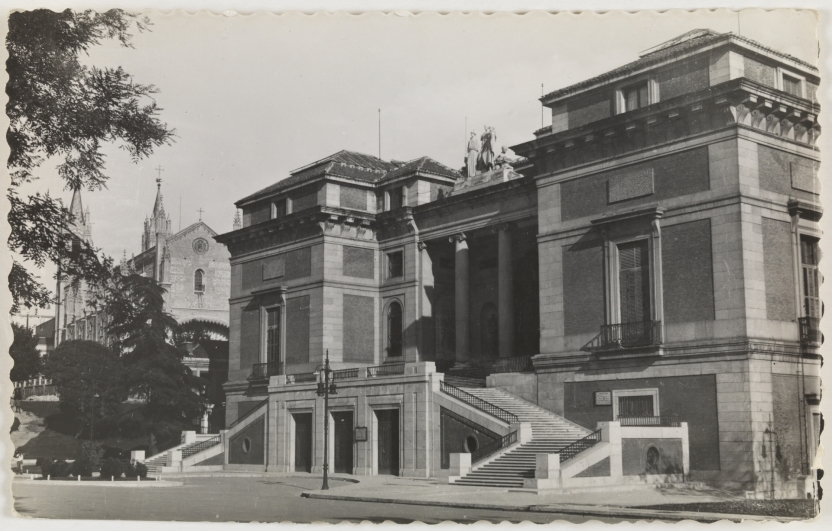Imagen de la obra: "Museo del Prado, vista de la fachada norte o de Goya"