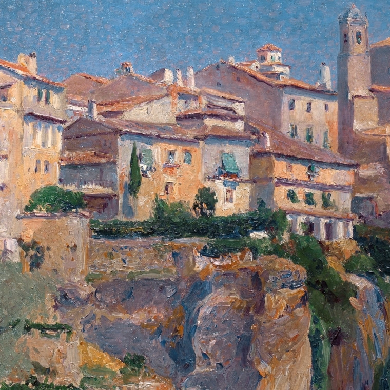 Cuenca desde el patio del Cuarterón