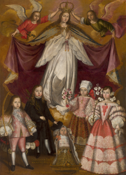 Patrocinio de la Inmaculada sobre los hijos del virrey Conde de Lemos