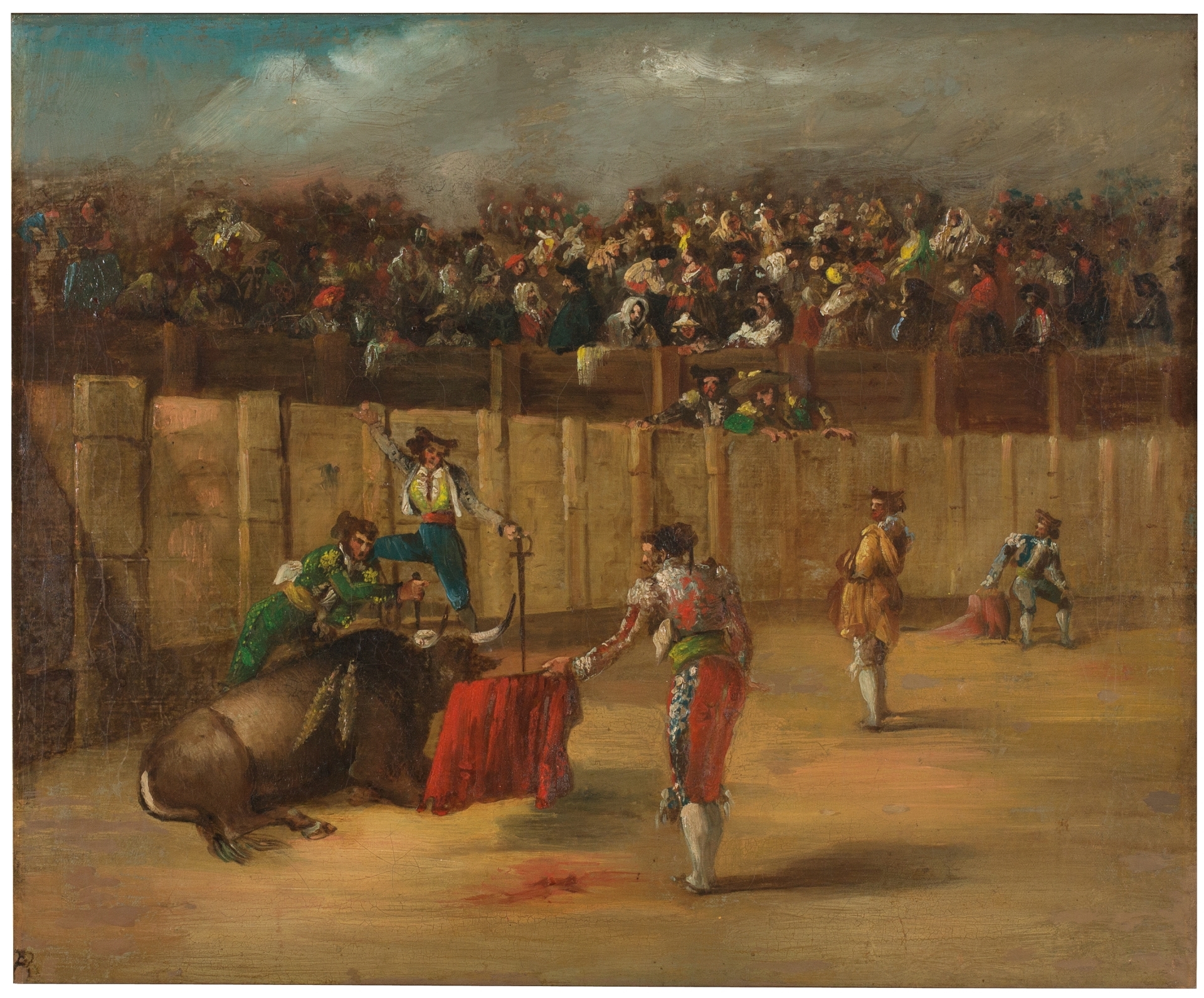 Resultado de imagen de corrida de toros anonimo museo prado