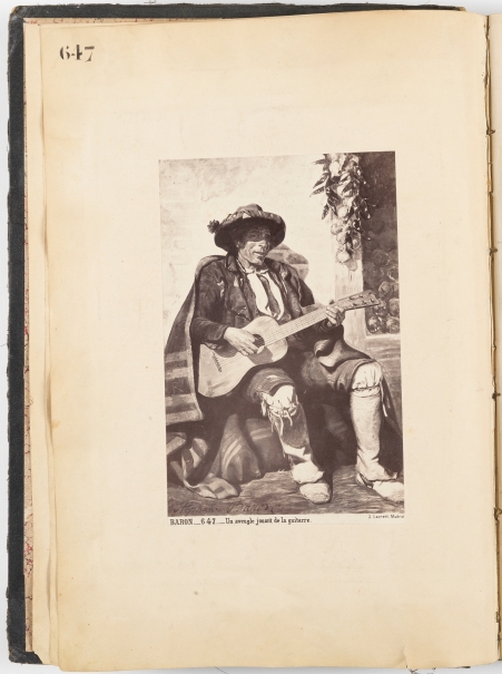 Imagen de la obra: "Un pobre tocando la guitarra"