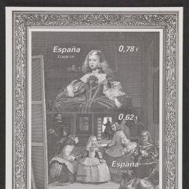 Pruebas oficiales de la serie de sellos Pintura Española
