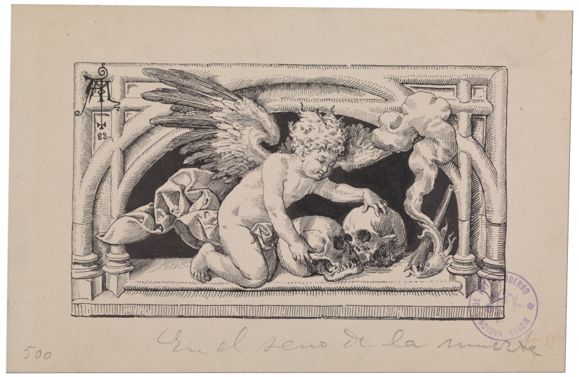 Imagen de la obra: "En el seno de la muerte"
