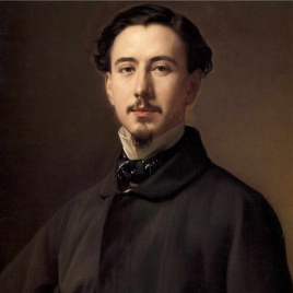 Invitación para la inauguración de la exposición "El retrato español en el Prado. De Goya a Sorolla" en el Museo de Santa Cruz de Toledo