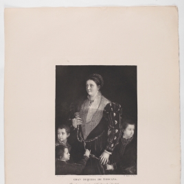 Camilla Gonzaga, condesa de San Segundo, y sus hijos