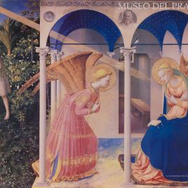 La Anunciación. Fray Angelico de Fiésole [Material gráfico].