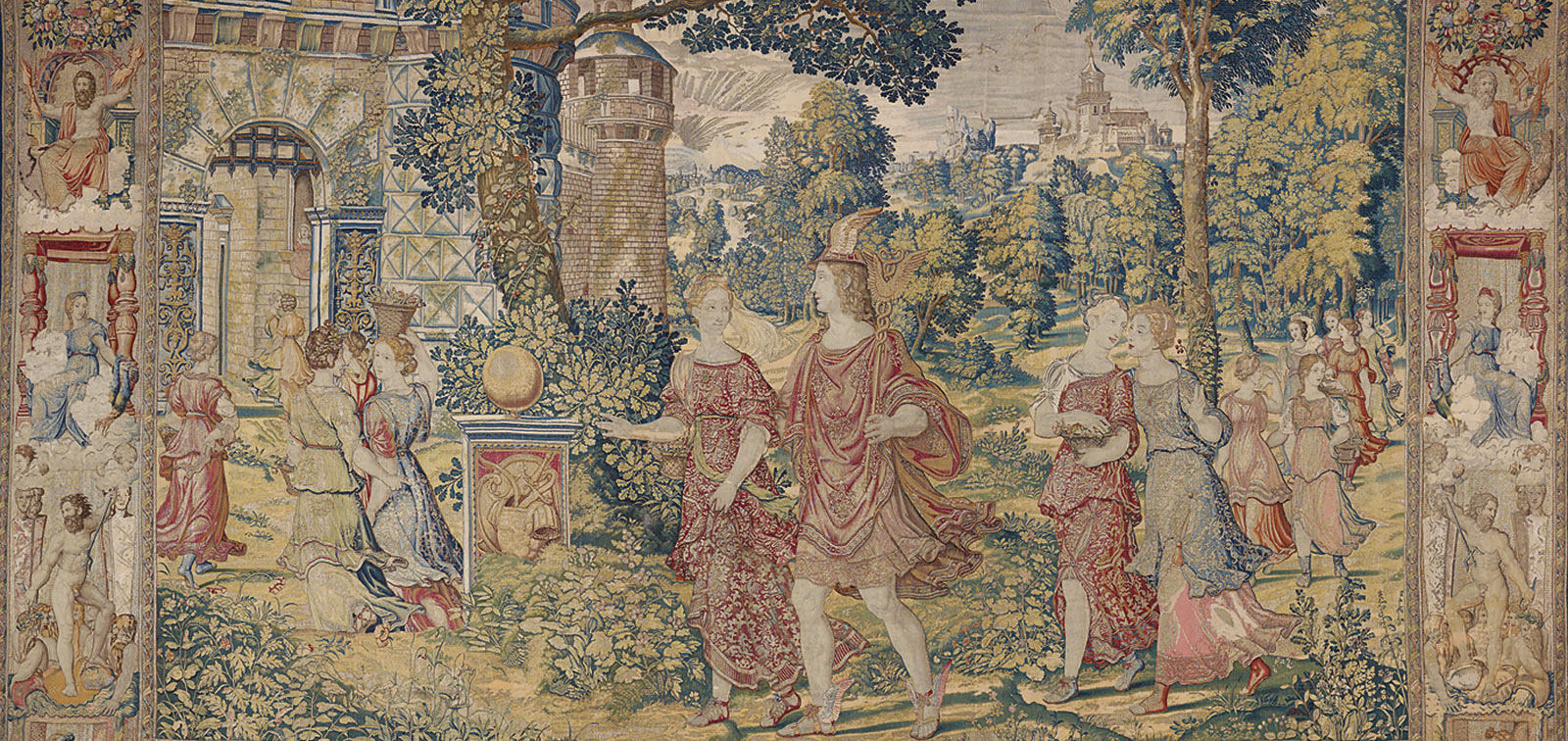 Los amores de Mercurio y Herse. Una tapicería rica de Willem de Pannemaker
