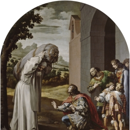 La humildad del conde Guillermo II de Nevers