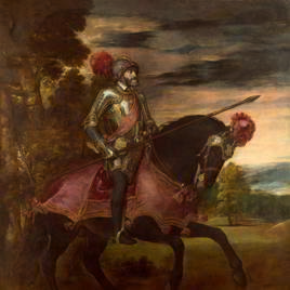 Carlos Quinto en la batalla de Mühlberg. Tiziano