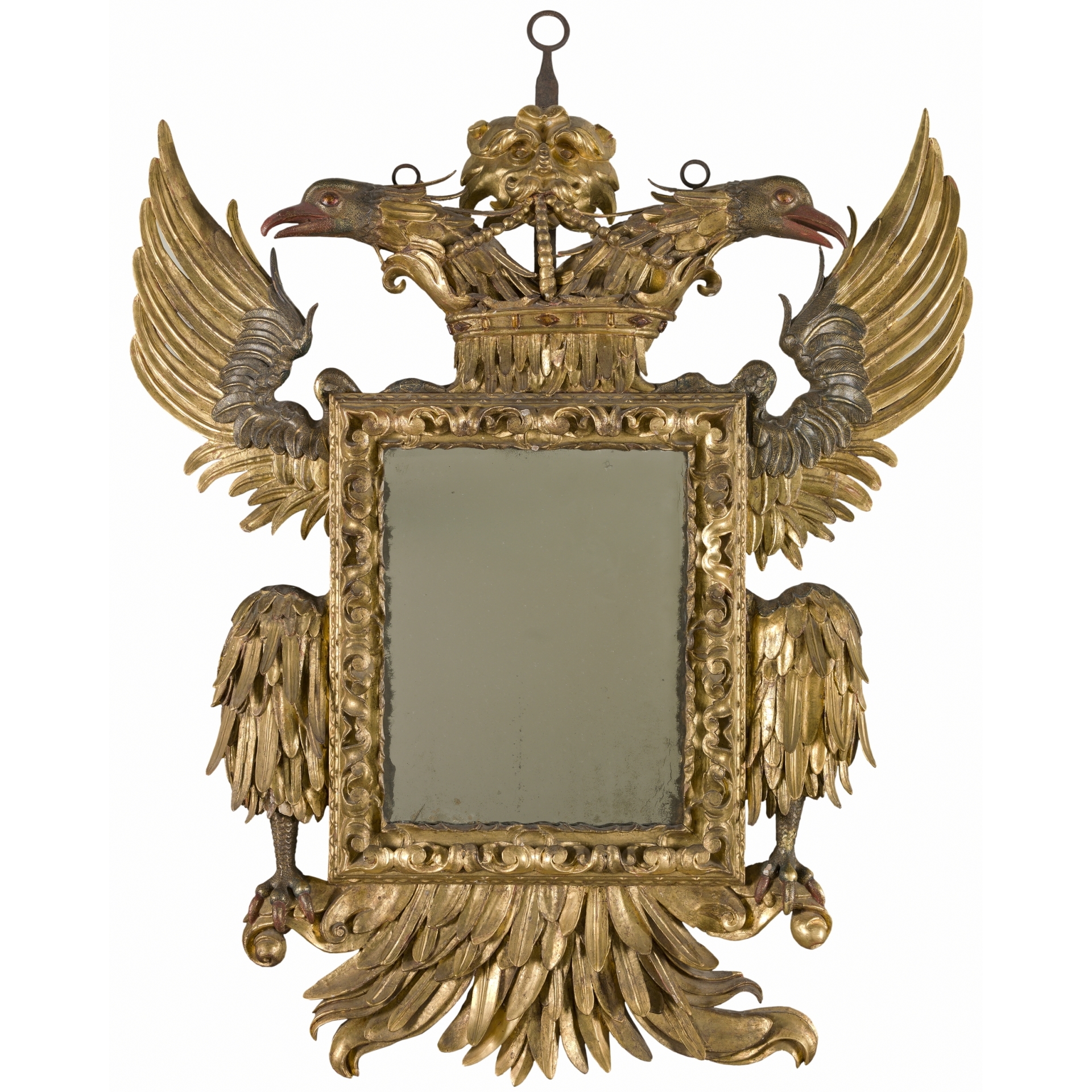 Espejo con marco de cabezas de águilas - Colección - Museo Nacional del  Prado