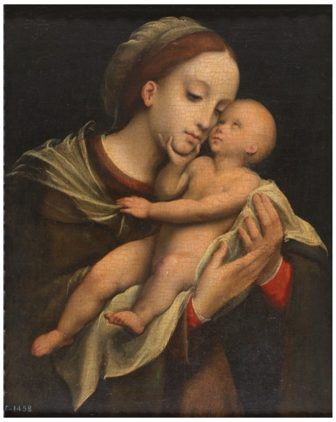 Imagen de la obra: "La Virgen con el Niño"