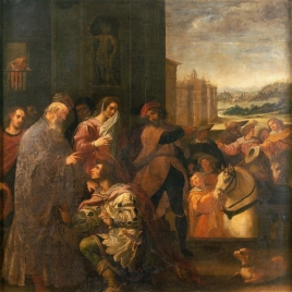 Saint John of Matha bids farewell to its parents