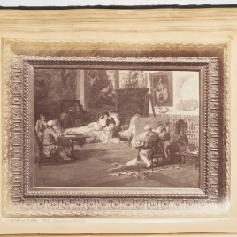 Imagen de Goya pintando la maja vestida