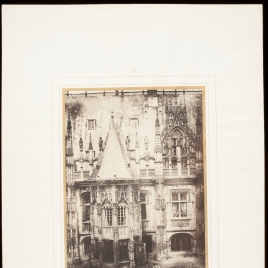Detalle de la fachada del palacio de justicia de Rouen, siglos XV y XVI