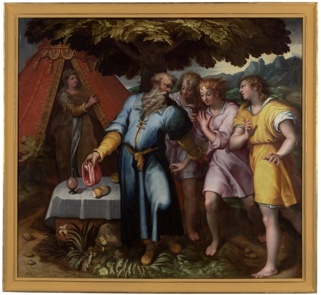 Abraham and the three Angels - The Collection - Museo Nacional del Prado