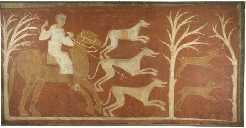 Cacería de Liebres (Pinturas murales de San Baudelio de Berlanga)