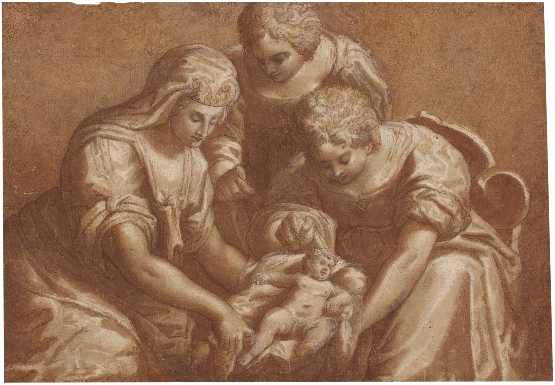 Brown maids pics Pharaoh S Daughter With Two Serving Maids Tending The Infant Moses The Collection Museo Nacional Del Prado