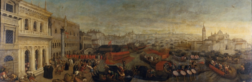 Image of the artwork: "Embarkation of the Doge of Venice"