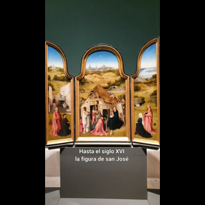 ¿Dónde está san José en esta obra pintada por el Bosco en 1494? Tríptico de "La Adoración de los Magos" #MuseodelPrado #arte #art