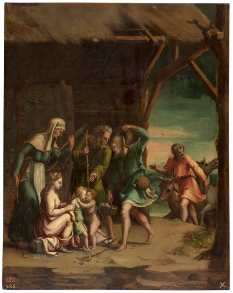Imagen de la obra: "Adoración de los pastores"
