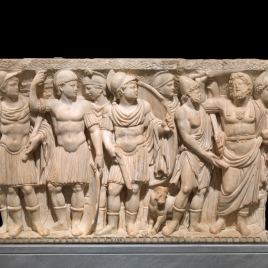 Sarcófago con la historia de Aquiles y Políxena