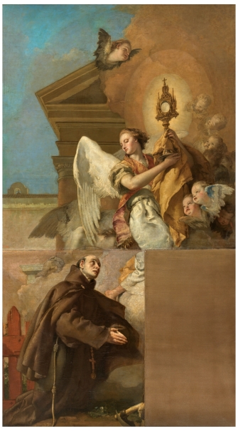 Imagen de la obra: "Visión de San Pascual Bailón"