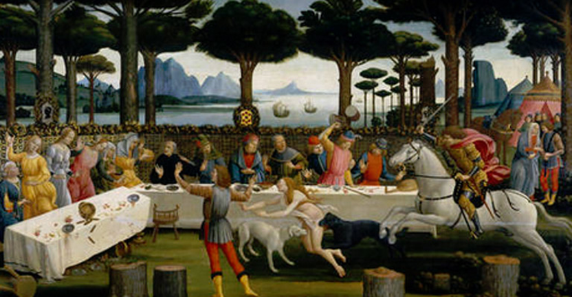 <em>Escenas de la historia de Nastagio degli Onesti</em>, Sandro Botticelli, comentada por Manuel Vázquez