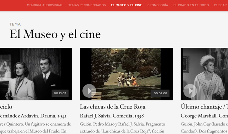 Memoria audiovisual del Museo Nacional del prado