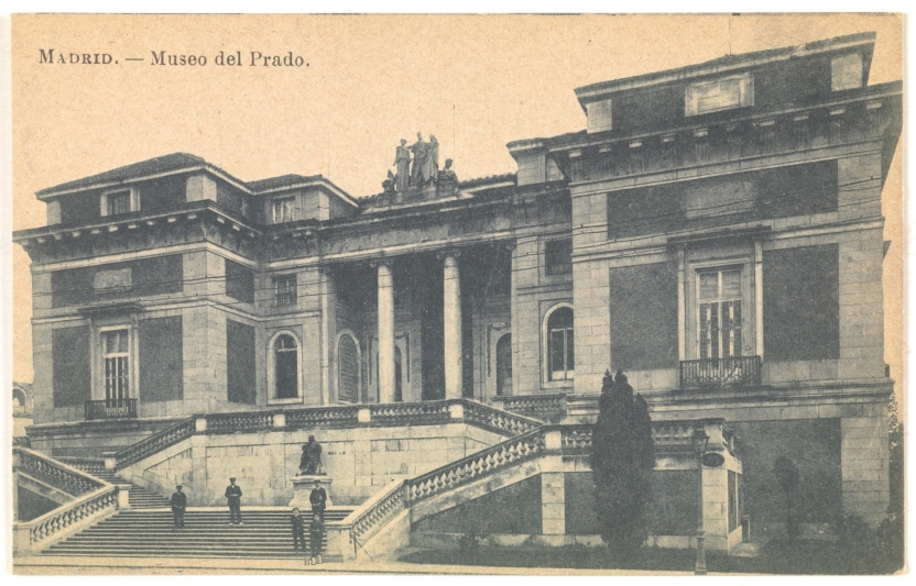 Imagen de la obra: "Museo del Prado, vista de la fachada norte o de Goya"