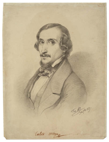 Image of the artwork: "The Painter and Engraver Calixto Ortega"