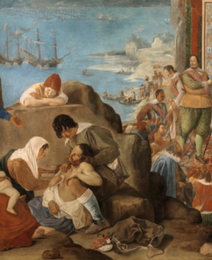 La recuperación de Bahía de Todos los Santos, de Fray Juan Bautista Maíno