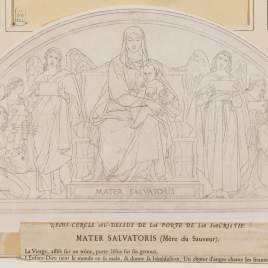 Mater Salvatoris (Capilla de las Letanías de la Iglesia de Notre Dame de Lorette, París).