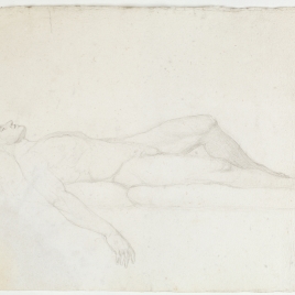 Estudio de desnudo masculino para el cuerpo de Viriato
