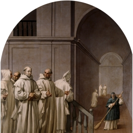 Humildad de san Hugo y de san Guillermo, abad de San Teodofredo