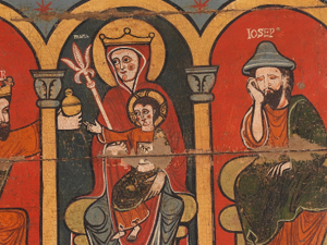 Frontal con escenas de infancia de Jesús