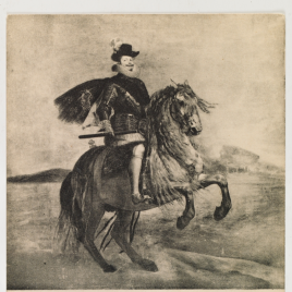 Felipe III, a caballo