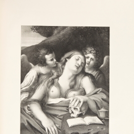 La Magdalena y dos ángeles