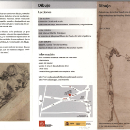Dibujo : colecciones de la Real Academia de Bellas Artes de San Fernando, Museo Nacional del Prado y Biblioteca Nacional de España : lecciones / Real Academia de Bellas Artes de San Fernando.